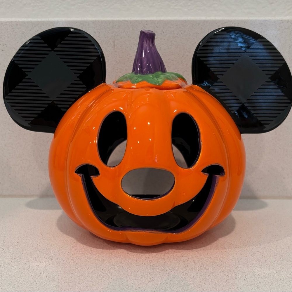 Disneyland Mickey Pumpkin Halloween Votive Candle Holder